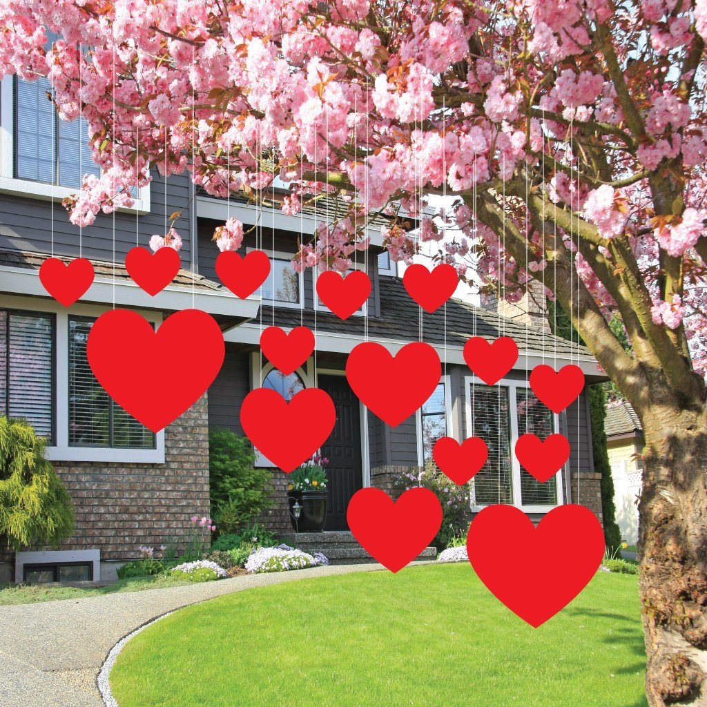 Valentine's Hanging Hearts Decorations