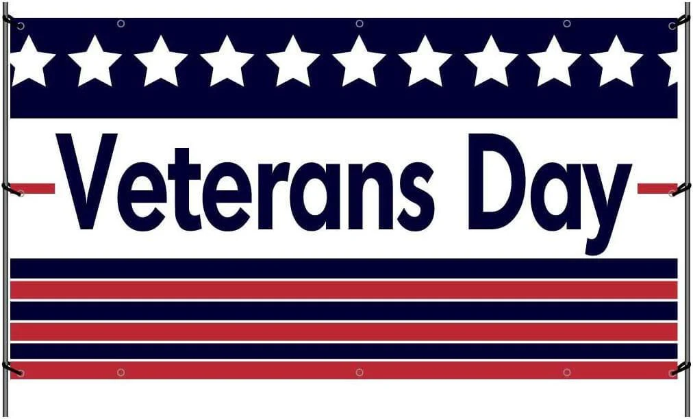 Veteran's Day Striped Banner - Image 2