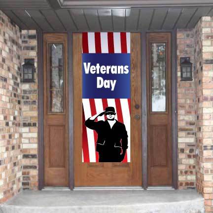 Veterans Day Door Banner
