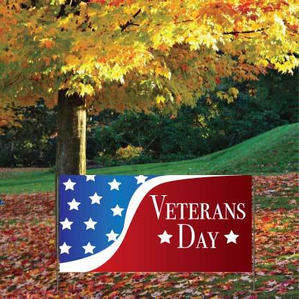 Veterans Day Banner Waterproof Vinyl Banner