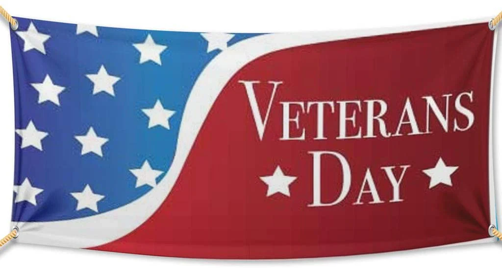 Veterans Day Banner Waterproof Vinyl Banner - Image 2