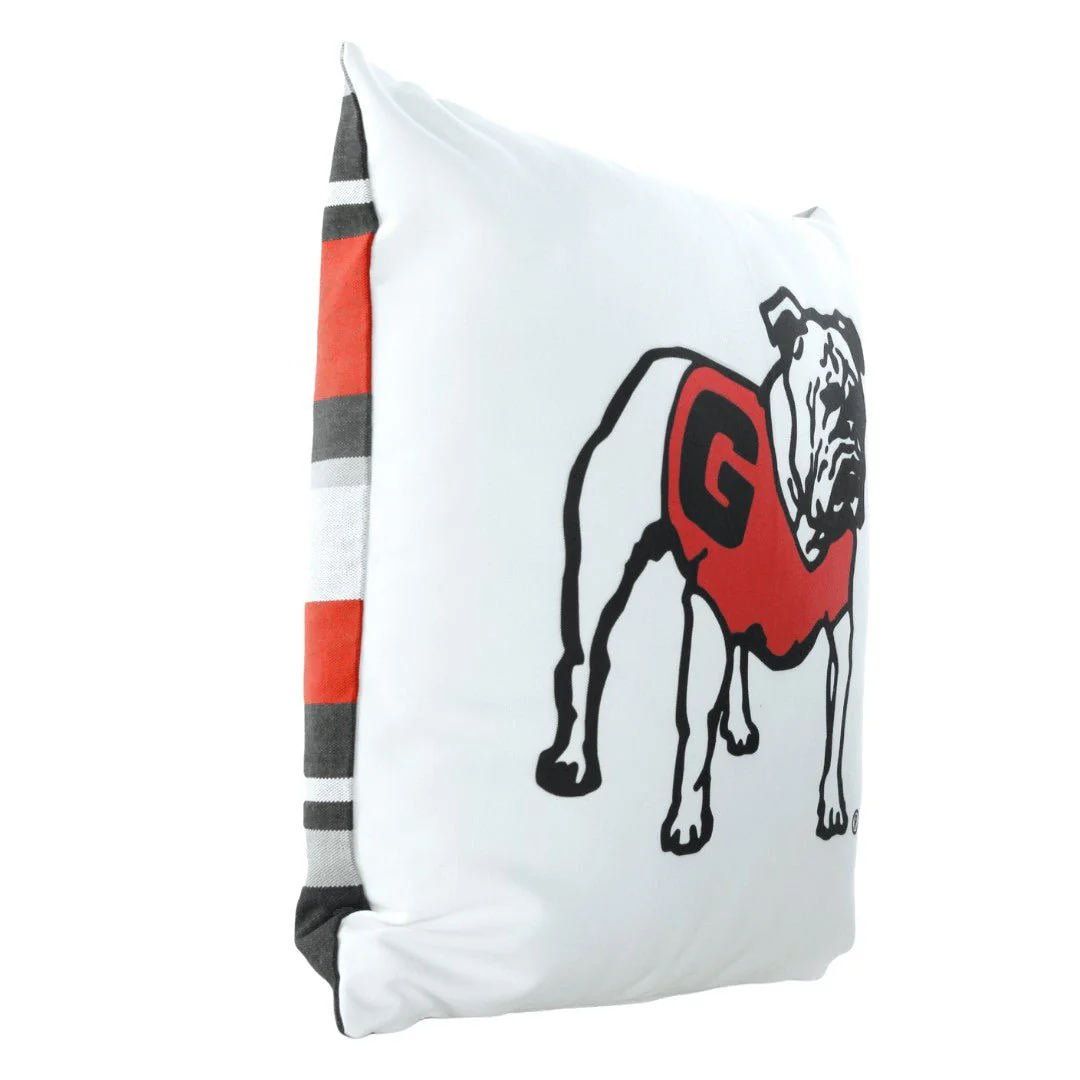 Vintage UGA Bulldogs Pillow Cover - Image 2