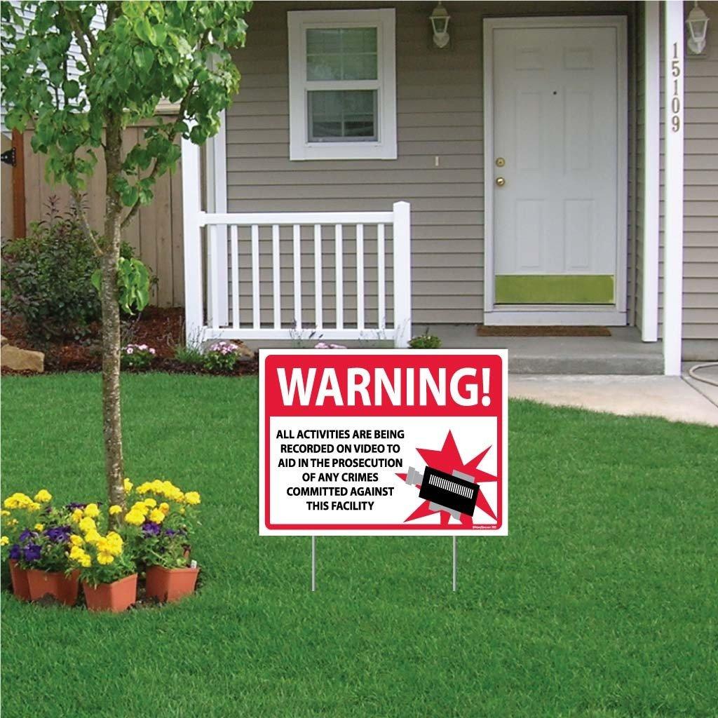All Activities Are Being Recorded Sign or Sticker - Image 3