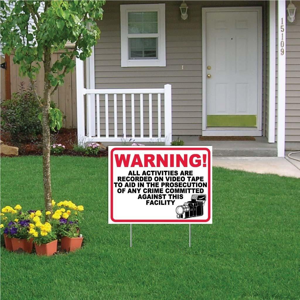 All Activities Are Being Recorded Sign or Sticker - Image 8