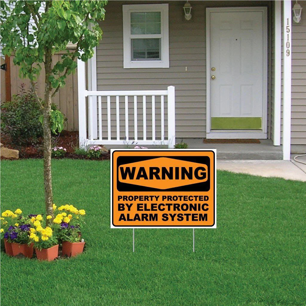 Property Protect by Alarm System Sign or Sticker - Image 3