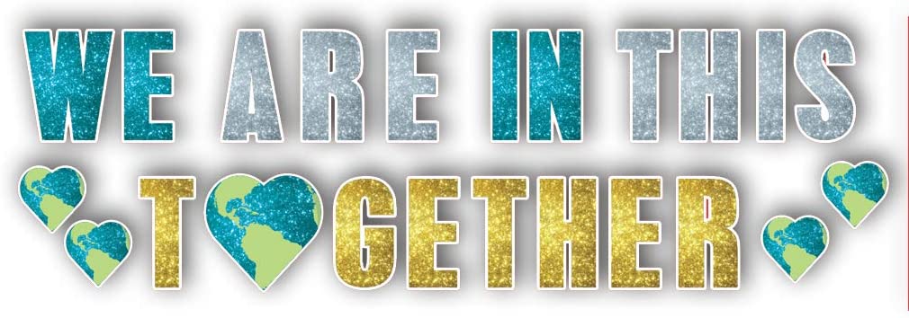 We Are In This Together Yard Letter Cards 23 pc Set - Image 3