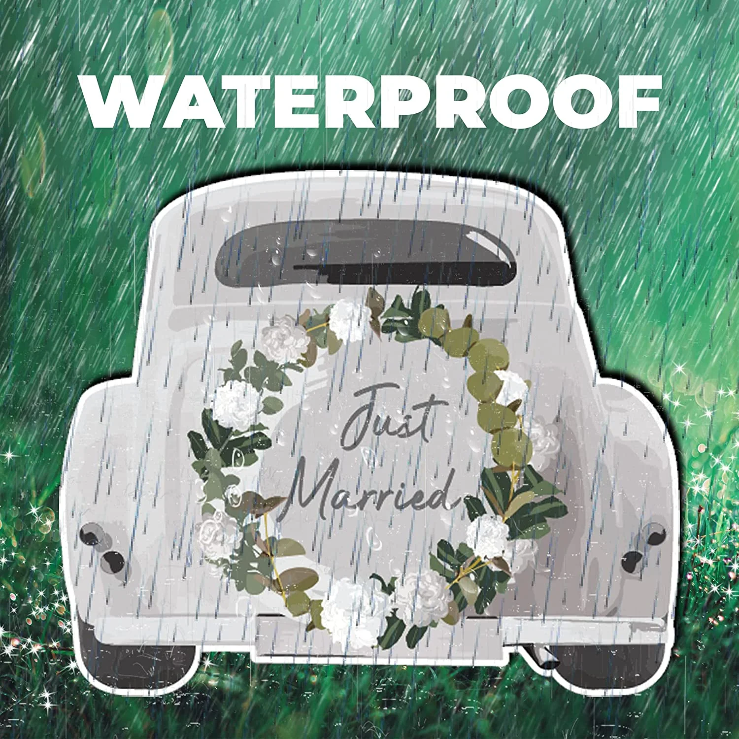 Wedding Ceremony Yard Deoration Signs | 7 pcs - Image 2