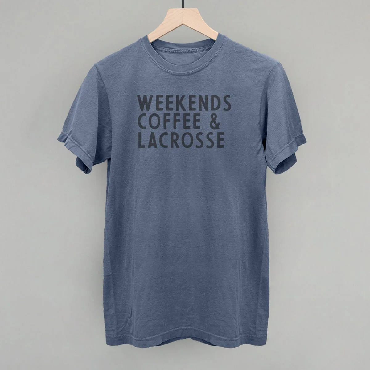 Weekends Coffee & Lacrosse T-shirt - Image 4