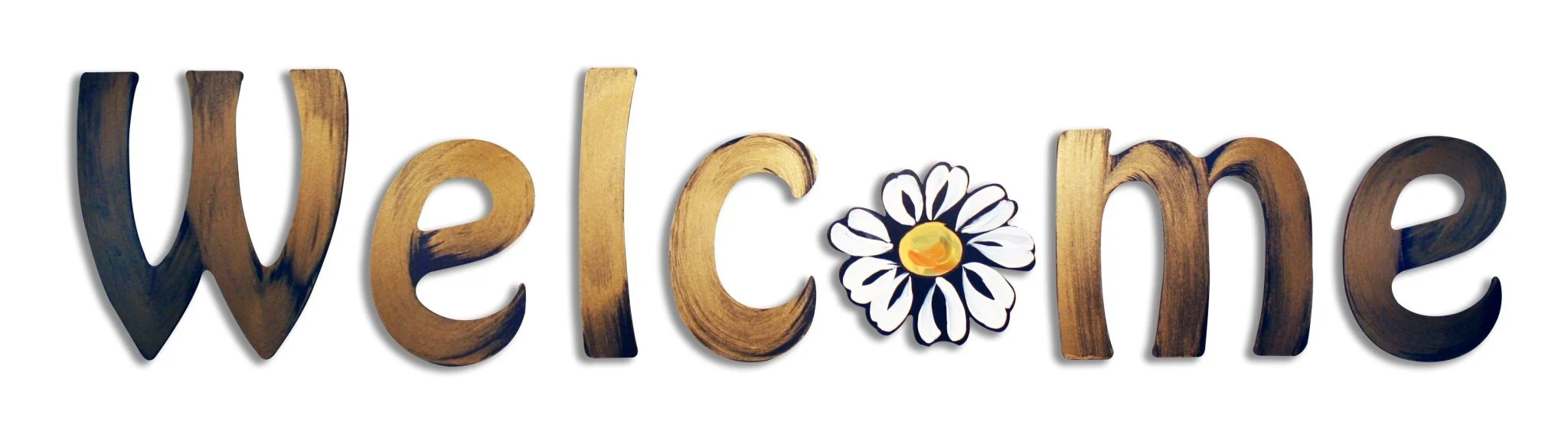 Hand Painted Welcome Wall Word - Image 4