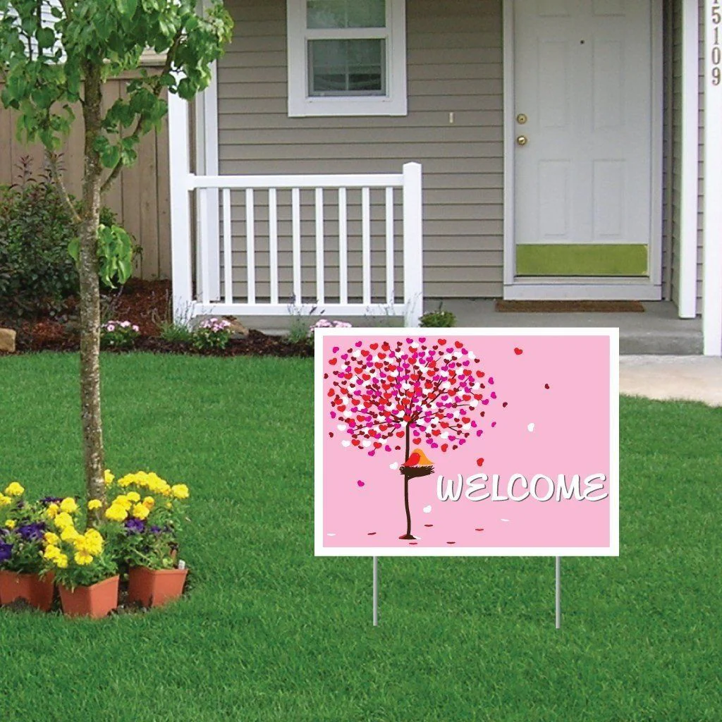 18"x24" Welcome Wedding Yard Sign
