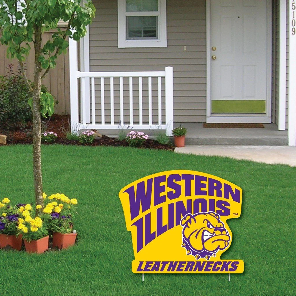 2'x3' Huge Western Illinois Valentine's Day Card & Yard Sign - Image 5