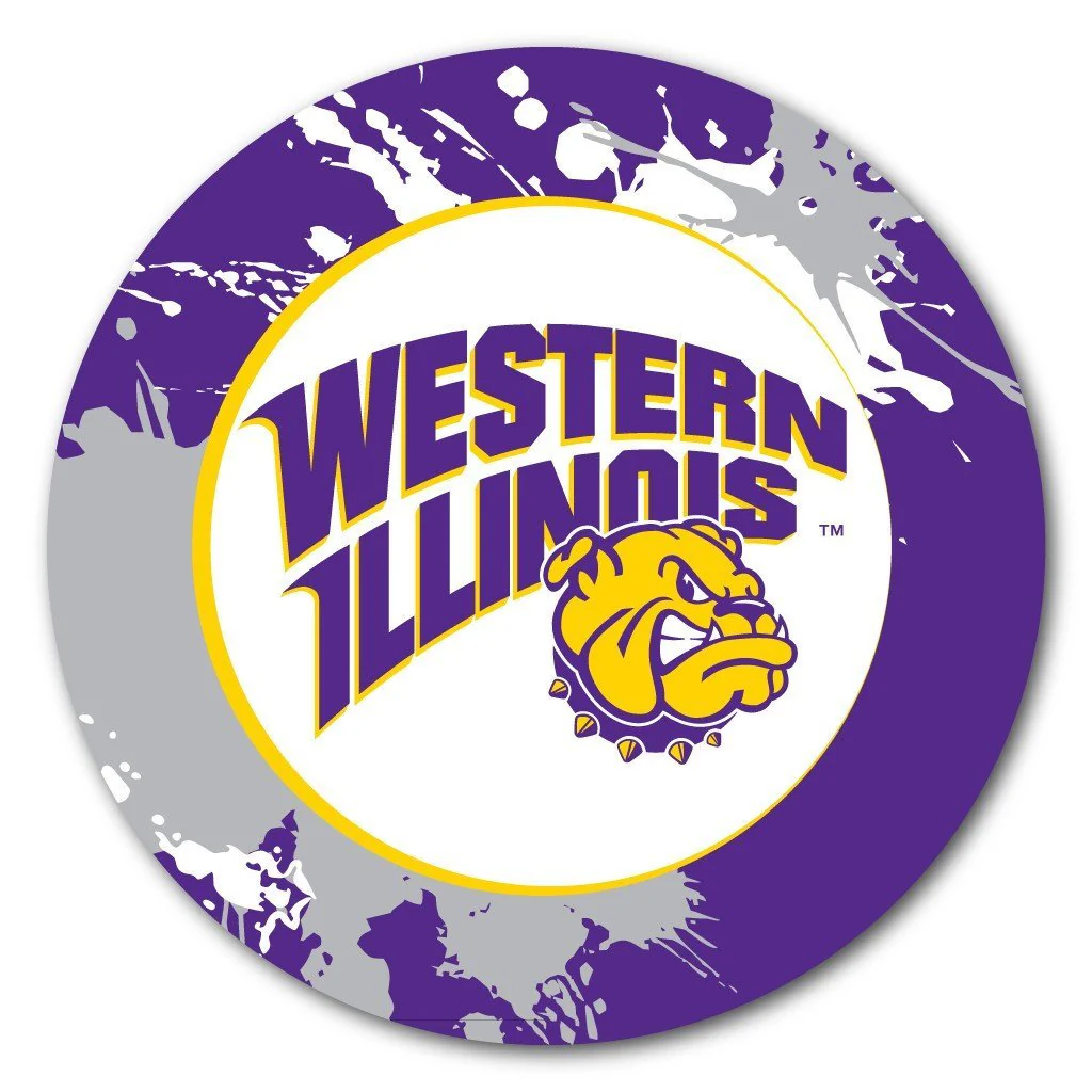 Western Illinois University Fun Designs Coaster Set of 4 - Image 2
