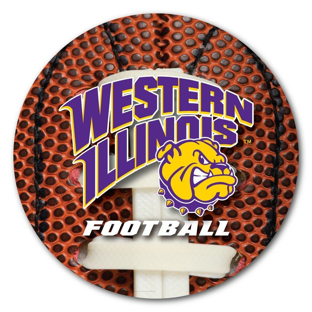 Western Illinois University Sports Design Coaster Set of 4 - Image 3