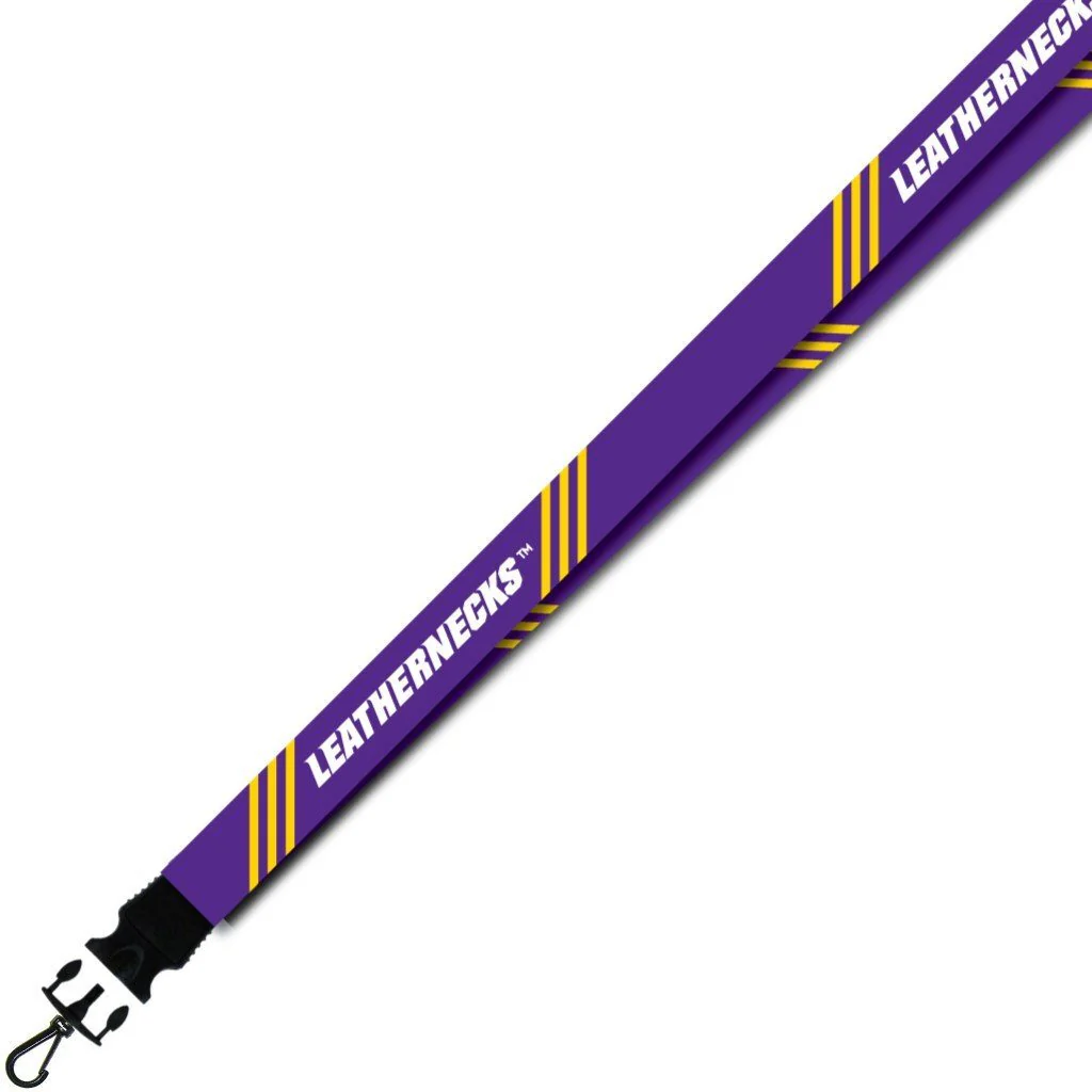 Western Illinois University Striped Lanyard