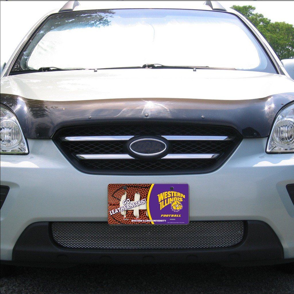 Western Illinois University Football License Plate - Image 2