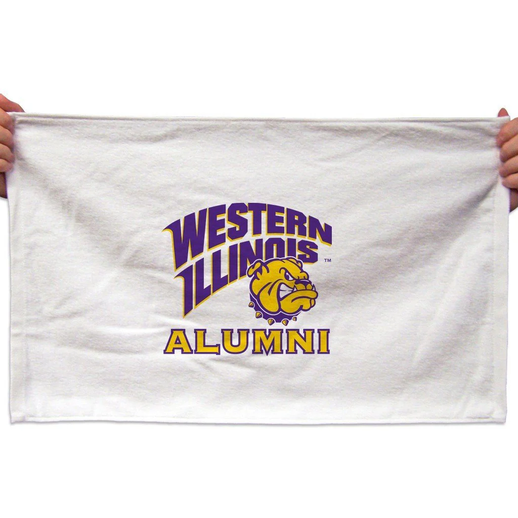 Western Illinois University Alumni Rally Towel Set of 3