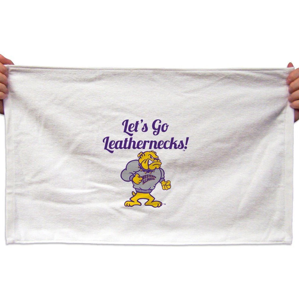 Western Illinois University "Let's Go..." Rally Towel Set of 3