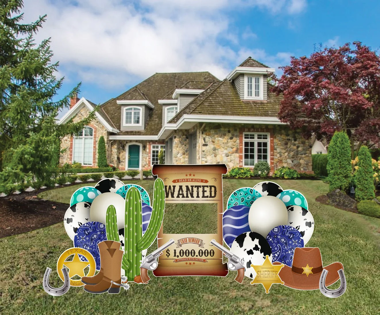 Western Yard Card Accessories