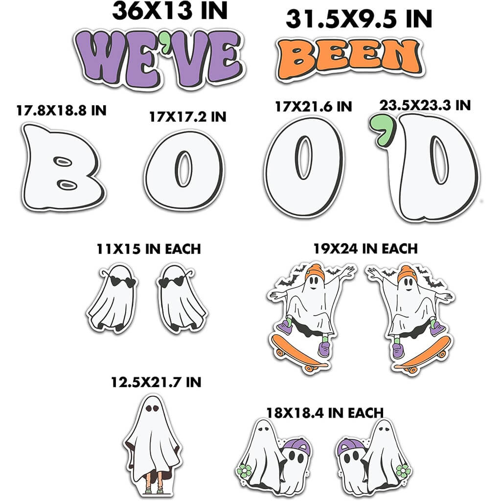 We've Been Boo'd' Yard Cards - 13 Pc Set - Image 2