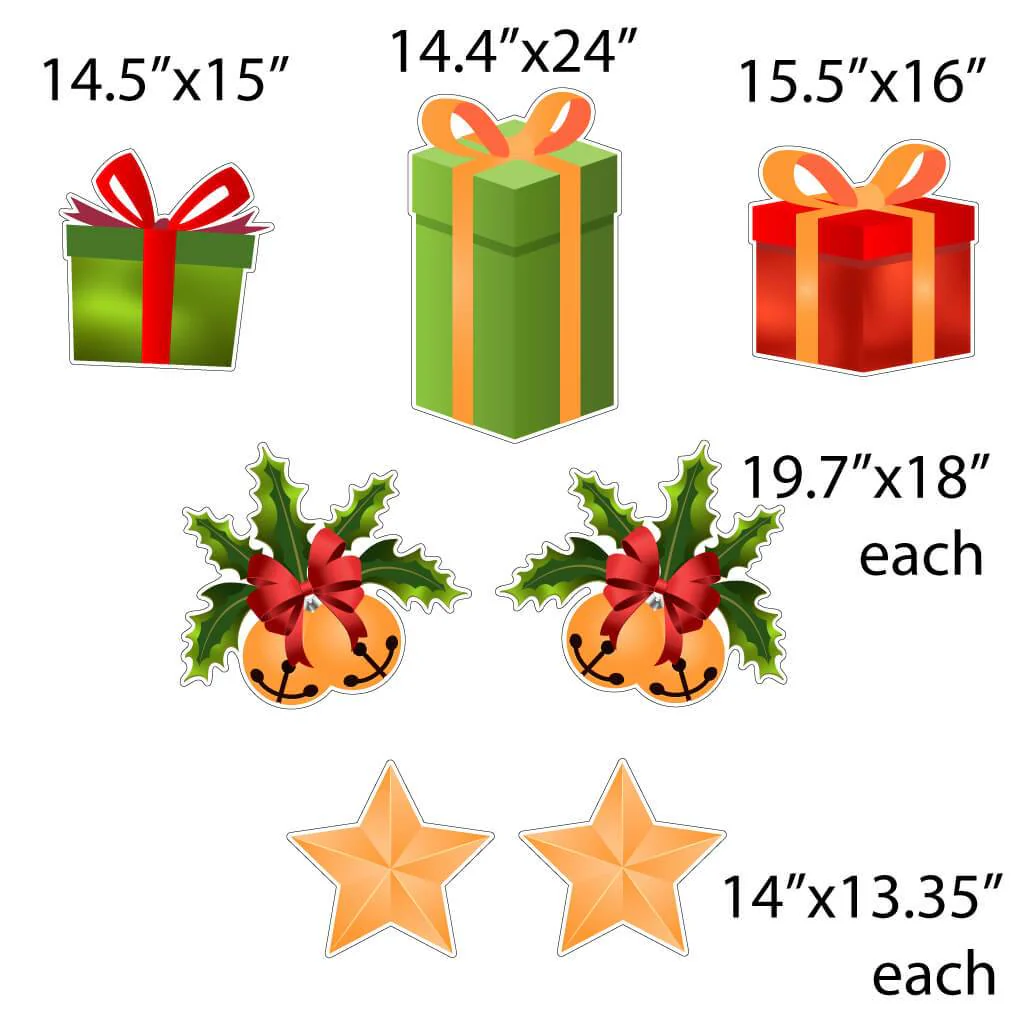 We've Been Jingled Christmas Yard Card 11 pc set - Image 3