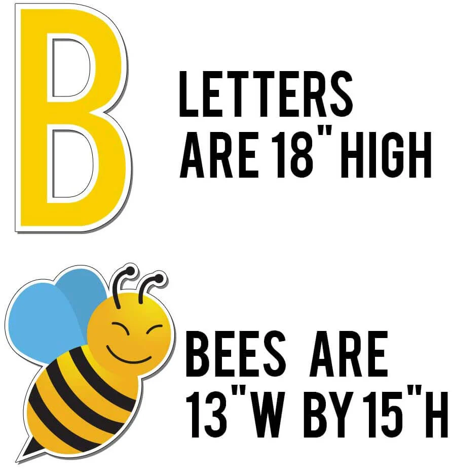 What Will Baby Bee Gender Reveal Yard Decoration 25 pc set - Image 3