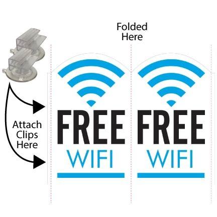 WiFi 3D Window Sign - Image 3