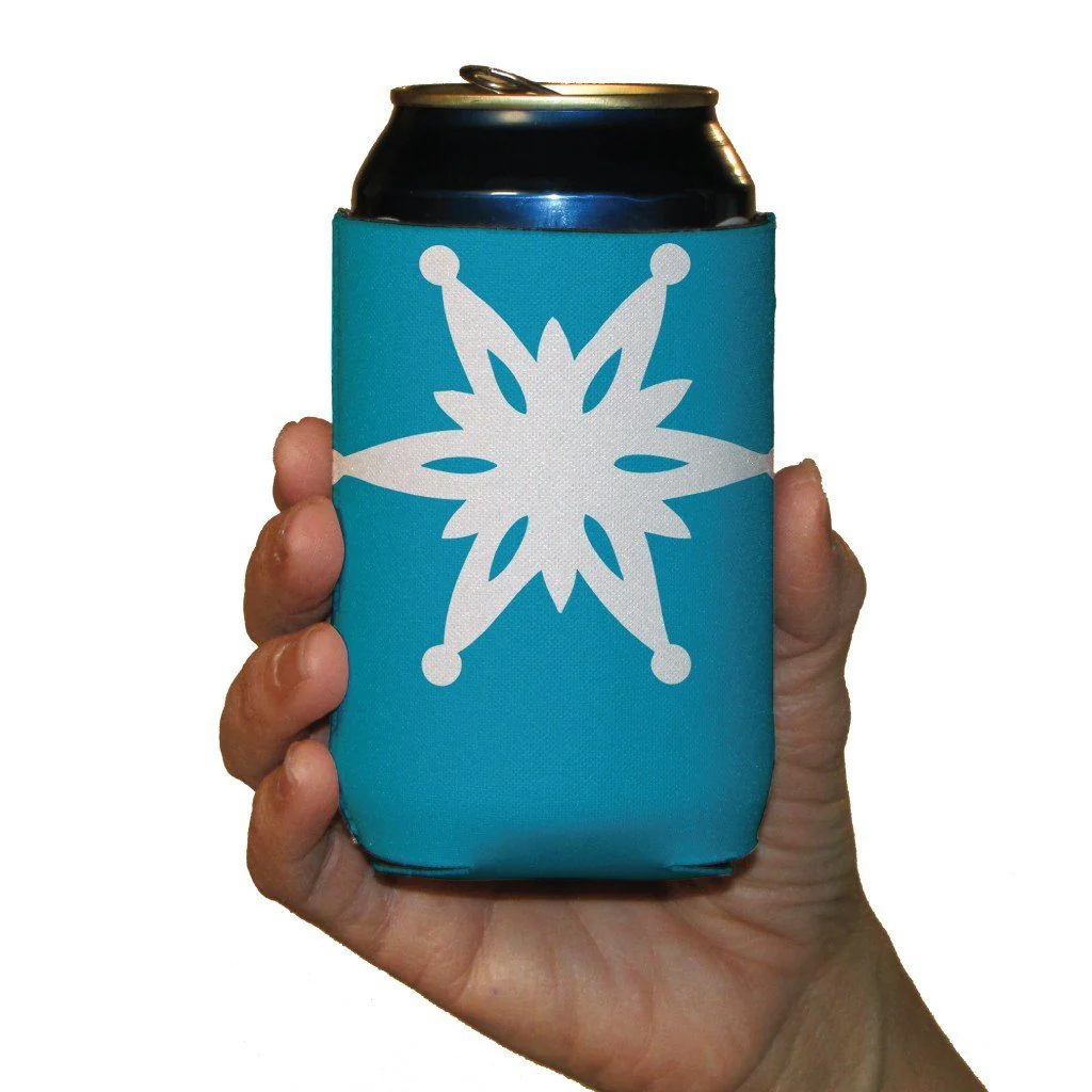 Winter Snowflakes Themed Can Cooler Set - Image 3
