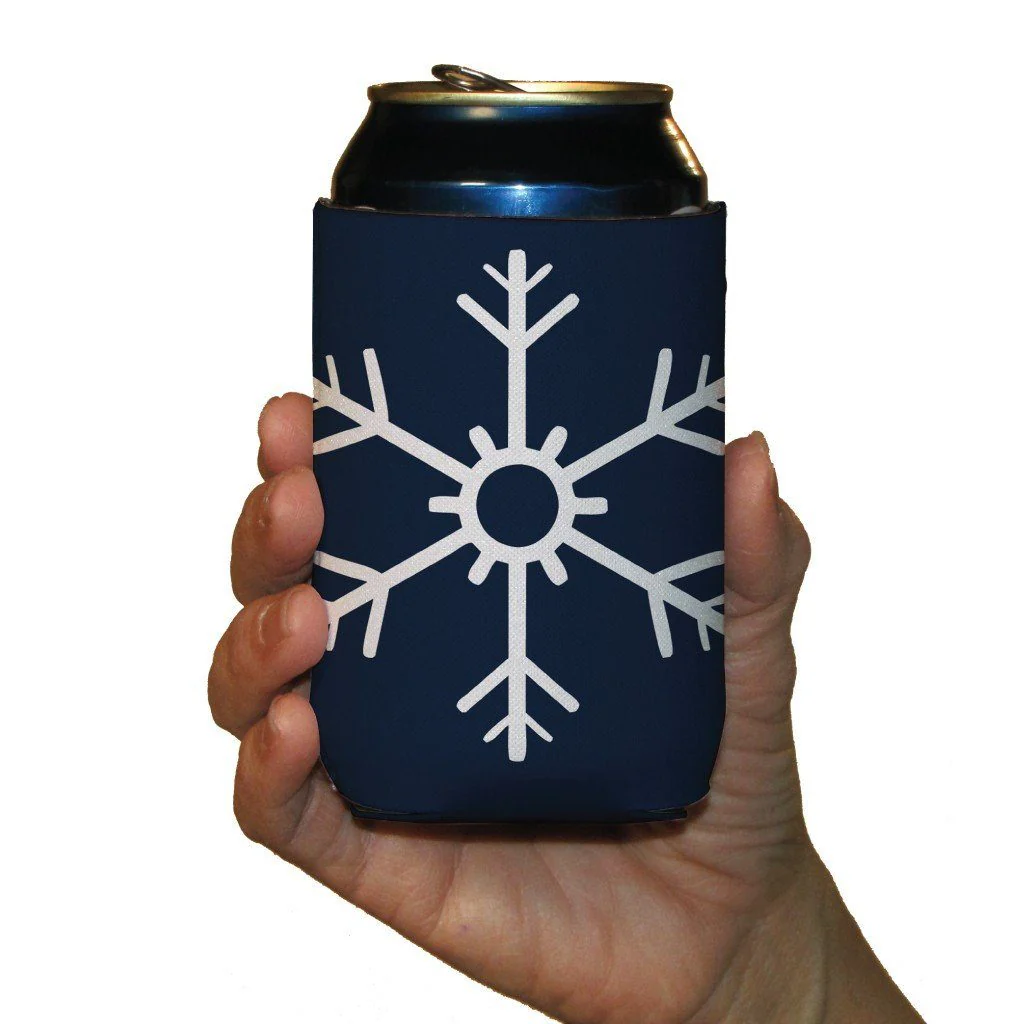 Winter Snowflakes Themed Can Cooler Set - Image 6