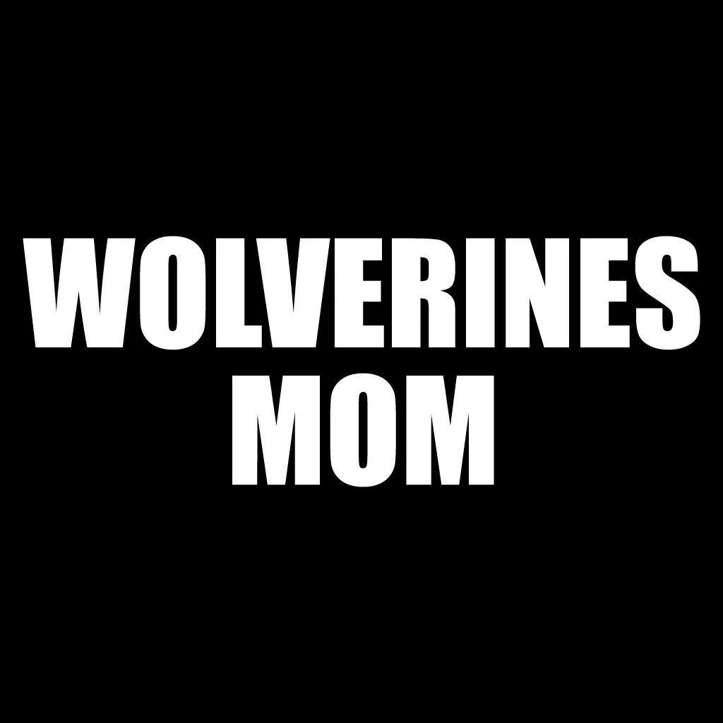 Wolverines Mom Black Folding Camping Chair - Image 2