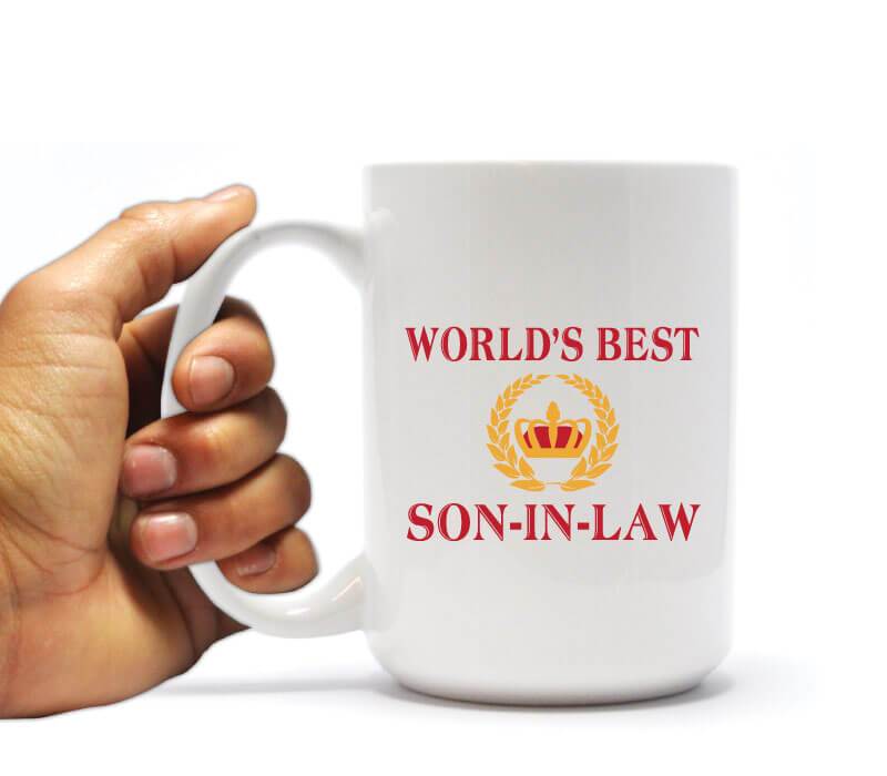 World's Best Son In Law Coffee Mug & Can Cooler Gift Pack - Image 2