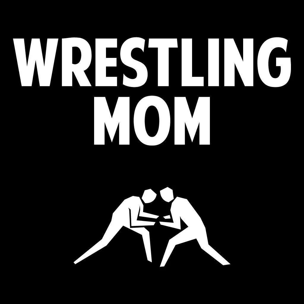 Wrestling Mom Black Folding Camping Chair - Image 3
