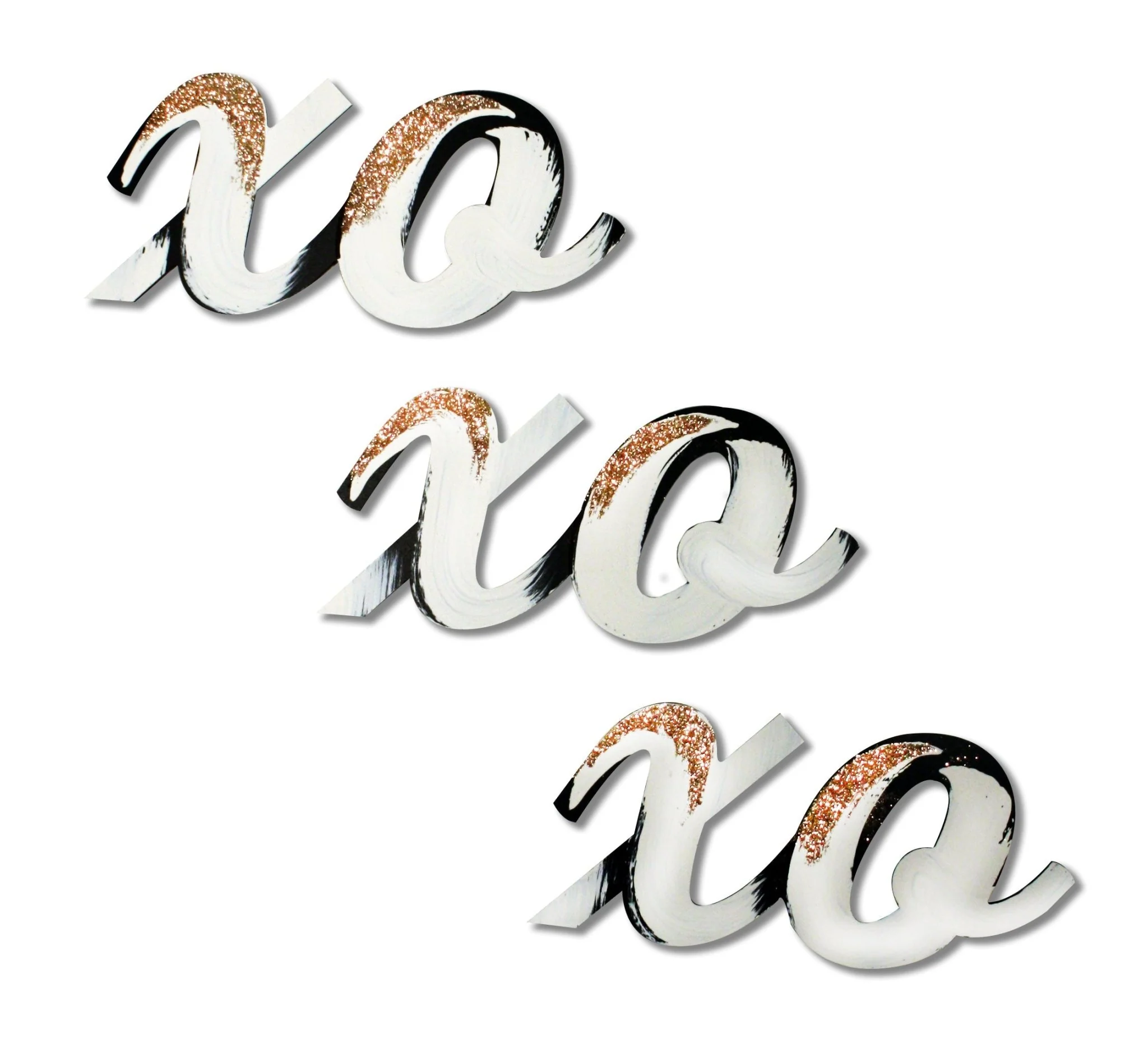 xo xo xo Hand Painted Wall Decor - Image 3