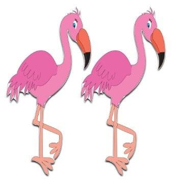 Flamingo Yard Cards Set of 2 - Image 2