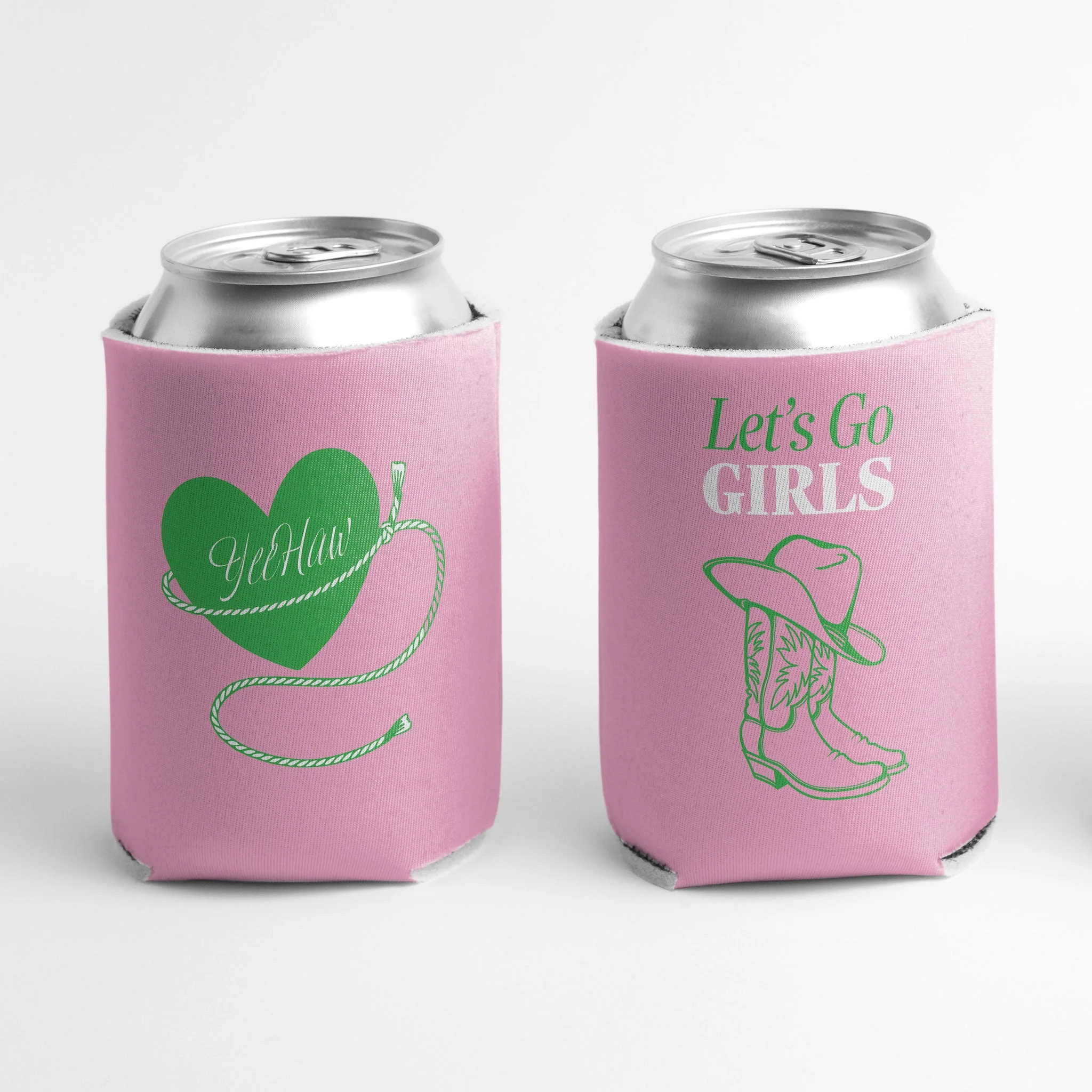 Yeehaw Bachelorette Can Coolers – Let’s Go Girls (6-Pack)