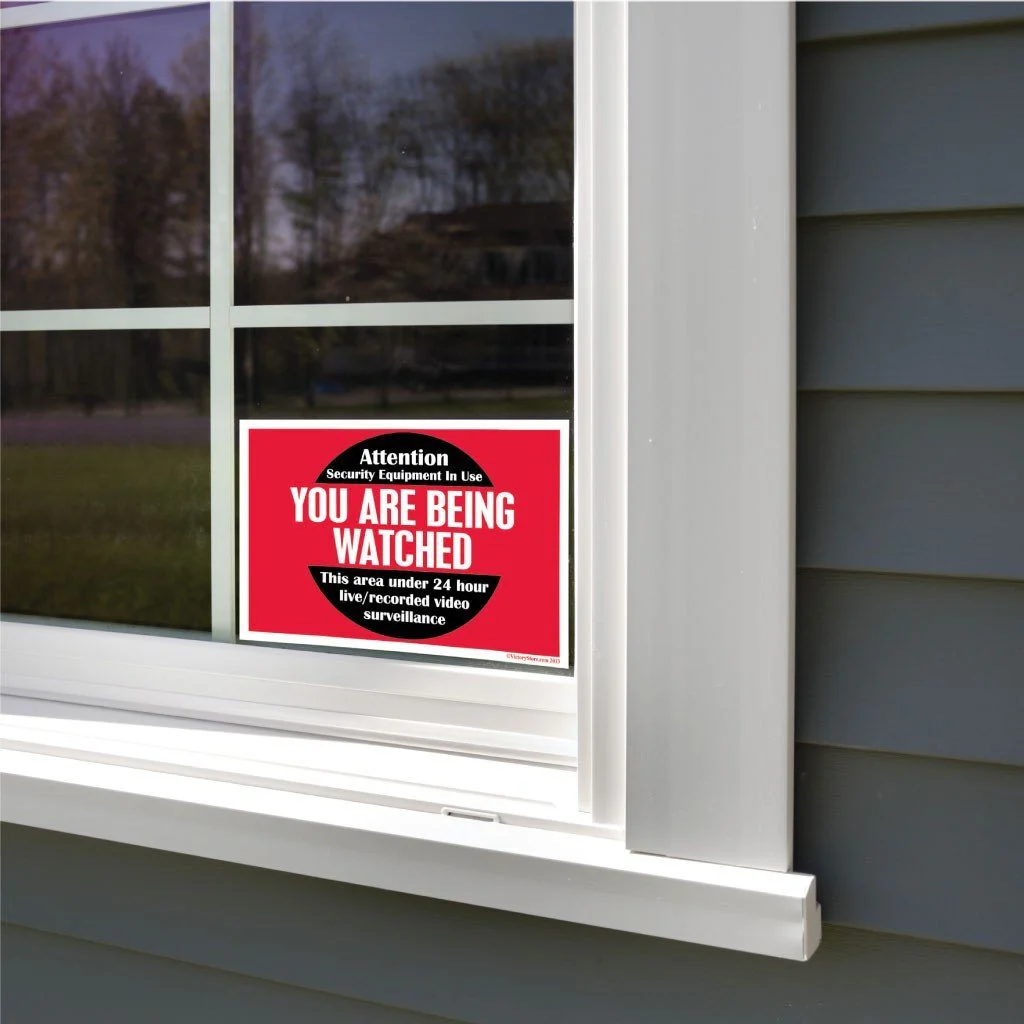 You Are Being Watched Security Surveillance Sign or Sticker - Image 6