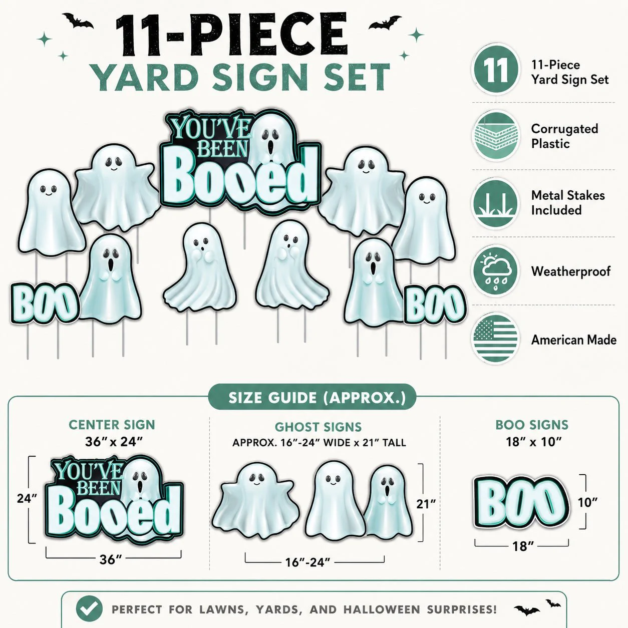 You've Been Booed - Ghostly Halloween Party - 11 Pieces - Boogram - Image 4