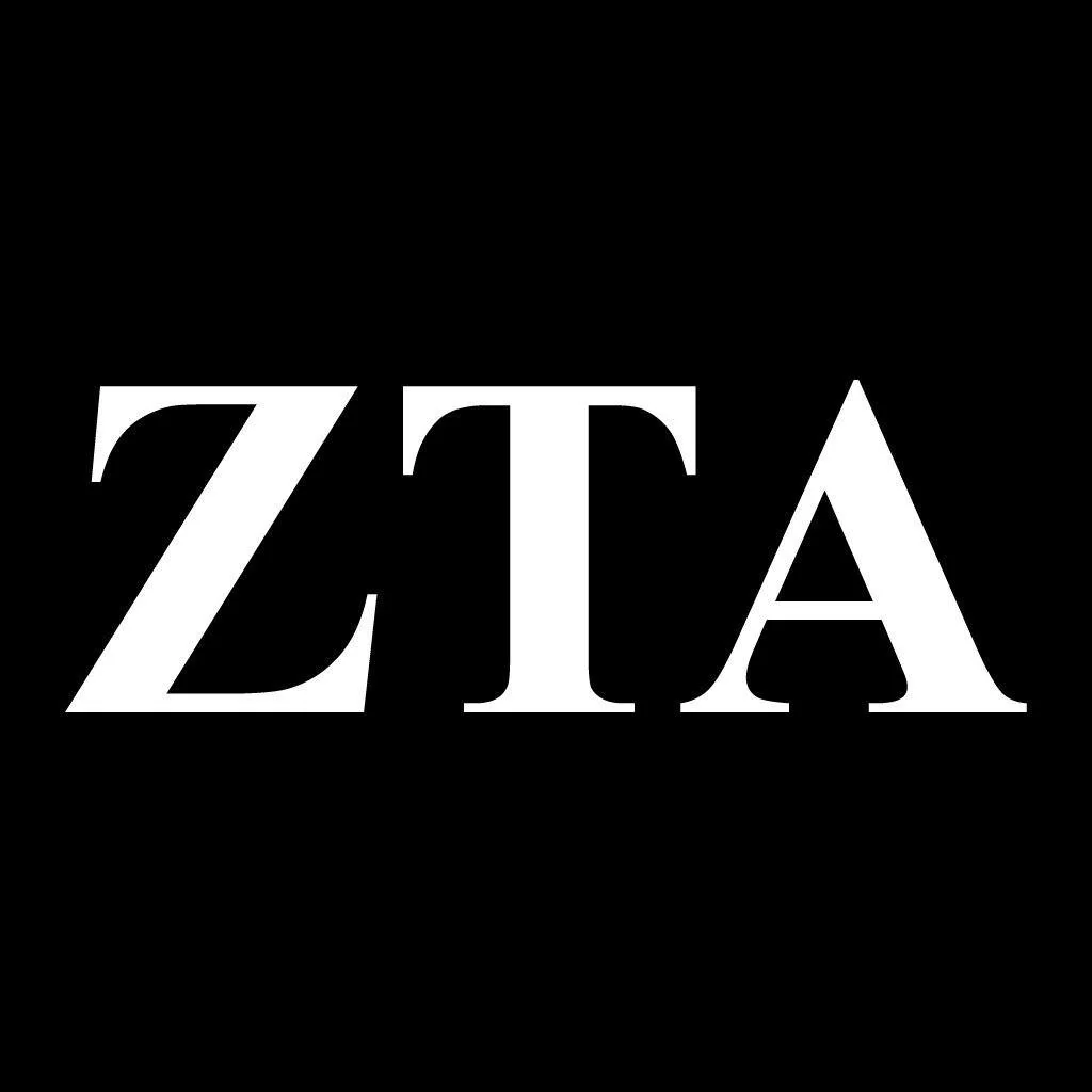 Zeta Tau Alpha Black Folding Camping Chair - Image 2